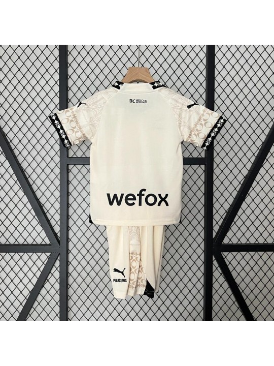 Camiseta Fc AC Milan Beige 23/24 Niño