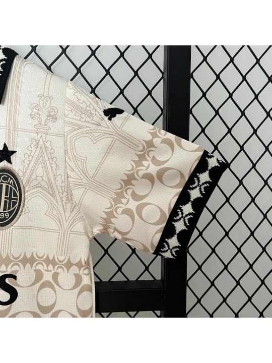 Camiseta Fc AC Milan Beige 23/24 Niño