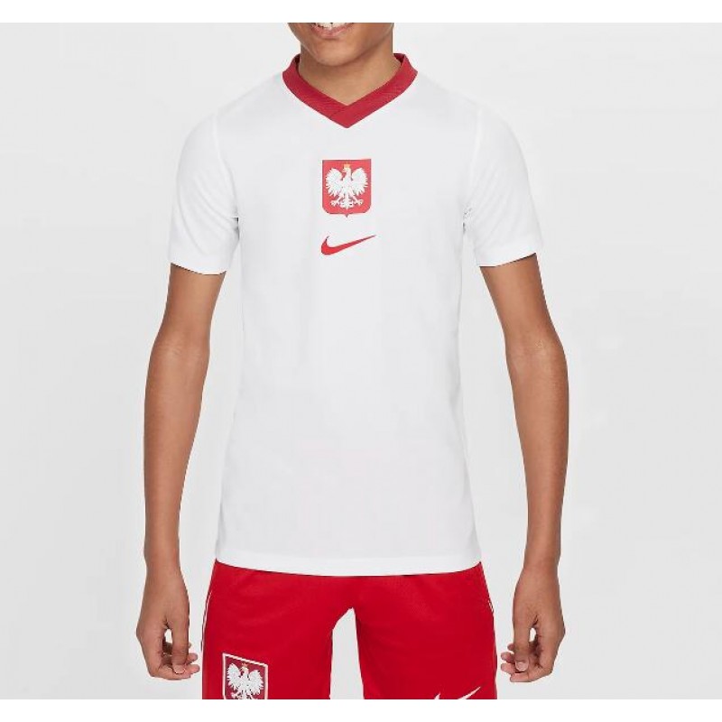 Camiseta Polonia Primera Equipación 2024 Niño