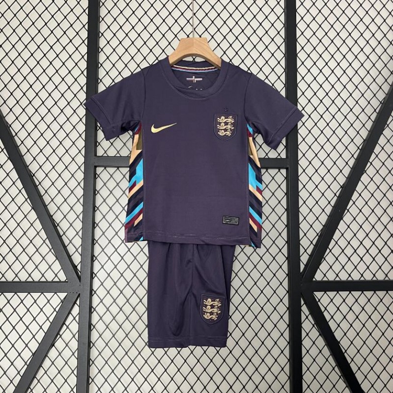 Camiseta Inglaterra Segunda Equipacion 2024 Niño