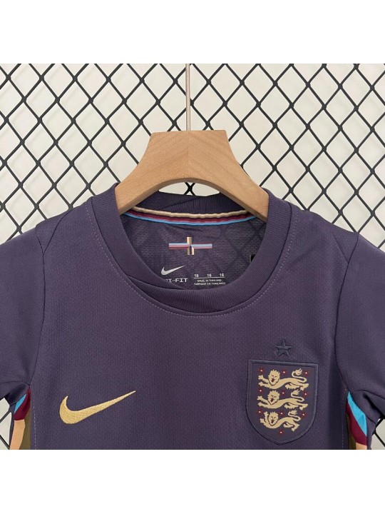 Camiseta Inglaterra Segunda Equipacion 2024 Niño