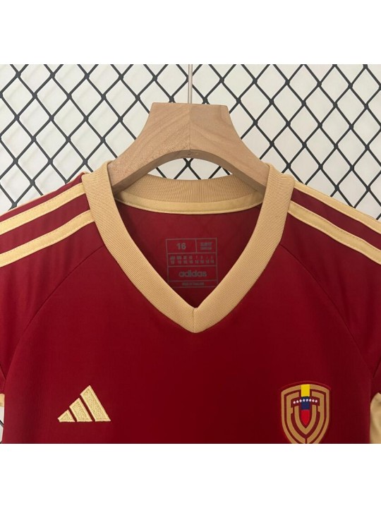 Camiseta Venezuela Primera Equipación 2024 Niño