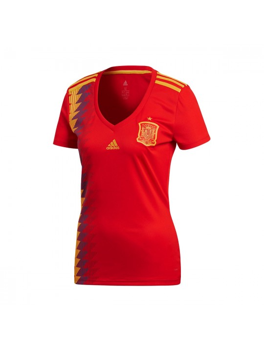 Camiseta España Primera Equipación 2018 Mujer