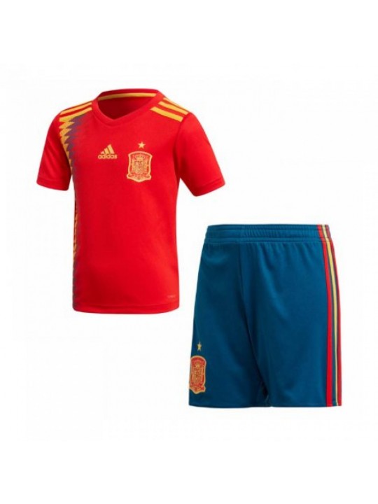 Conjunto De Camiseta España Primera Equipación 2018 Niño