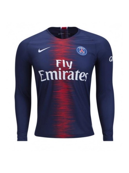 Camiseta Primera Equipación Paris Saint-Germain 18-19 Sleeve De Manga Larga
