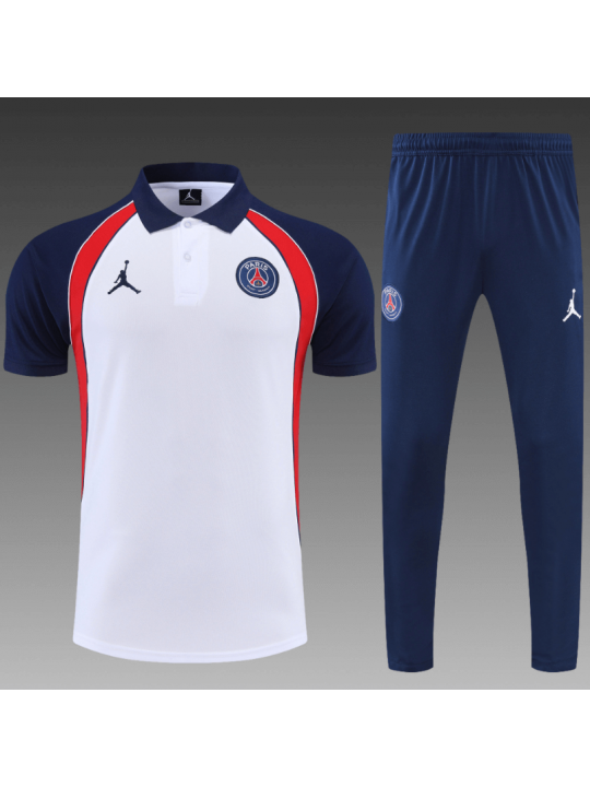 POLO París Saint-Germain CONJUNTO BLANCO Y ROJO