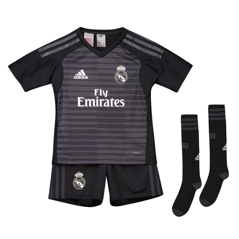 Conjunto mini Primera equipación de portero del Real Madrid 2018-19