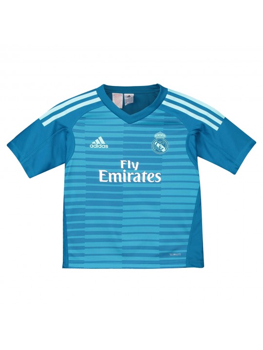 Conjunto mini Segunda equipación de portero del Real Madrid 2018-19 NIÑO