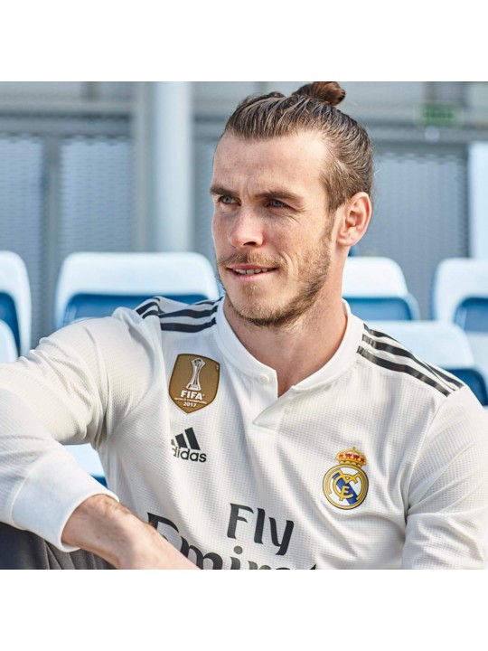 Camiseta de la Primera equipación del Real Madrid 2018-19 de manga larga
