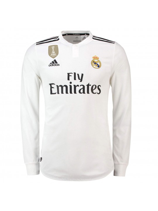 Camiseta de la Primera equipación del Real Madrid 2018-19 de manga larga