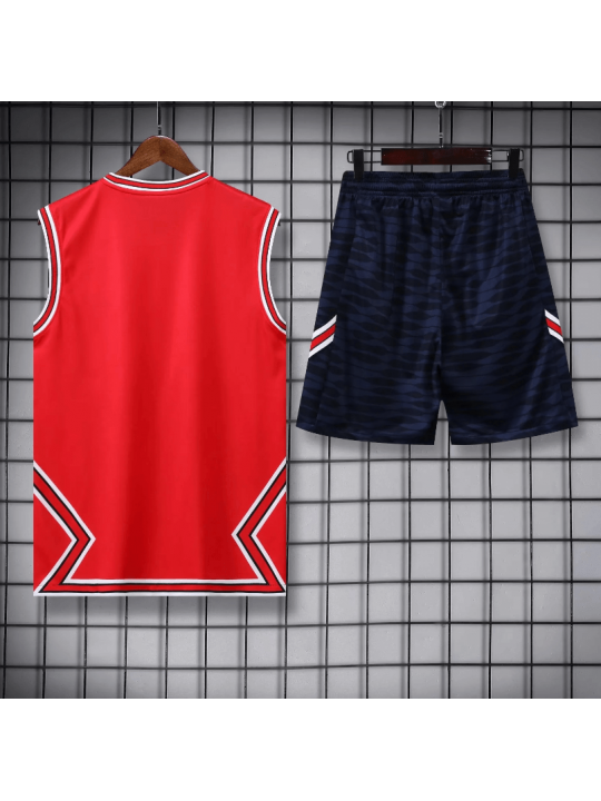 Camiseta De Fútbol Sin Mangas PSG Pre-Match 22-23 + Pantalones