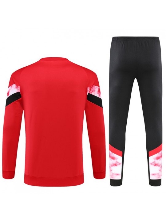 Sudadera Entrenamiento FC AC Rojo Cuello Redondo 22/23 Niño