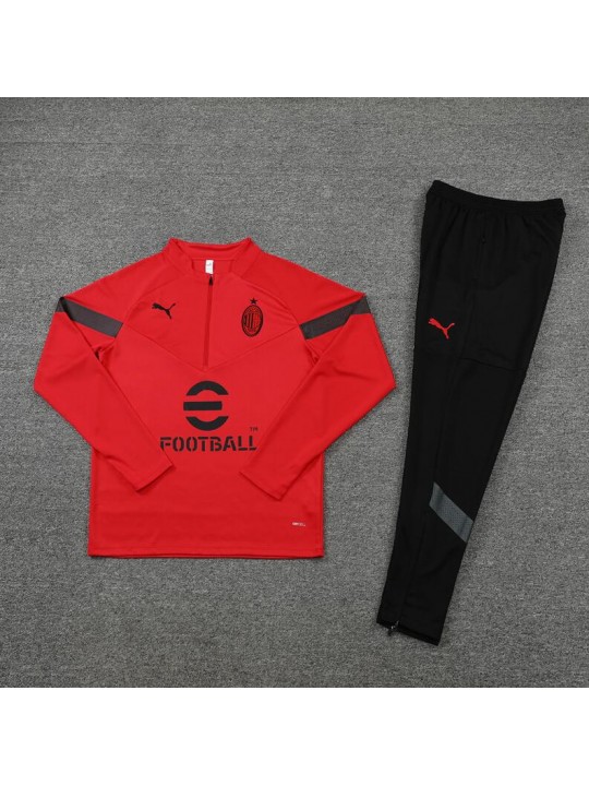 Sudadera Entrenamiento FC AC Rojo 22/23 Niño