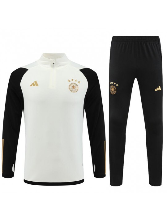 Sudadera Entrenamiento FC Alemania Blanco 22/23 Niño