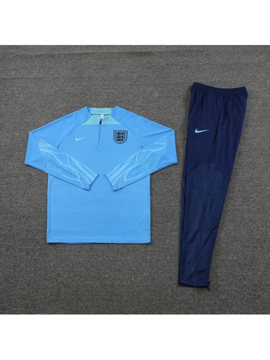 Sudadera Entrenamiento FC Inglaterra Azul Claro 22/23 Niño