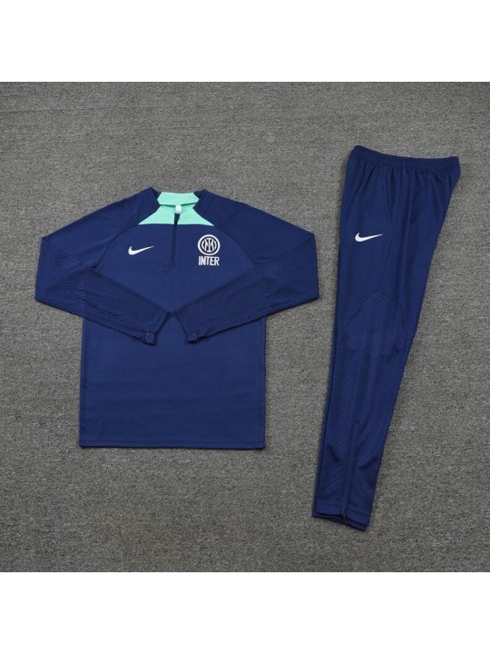 Sudadera Entrenamiento FC Inter Azul Precioso 22/23 Niño