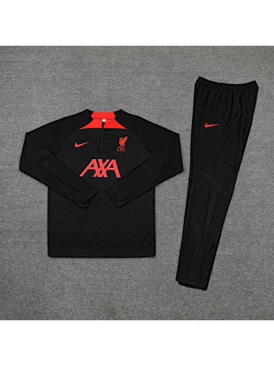 Sudadera Entrenamiento FC Liverpool Negro 22/23 Niño