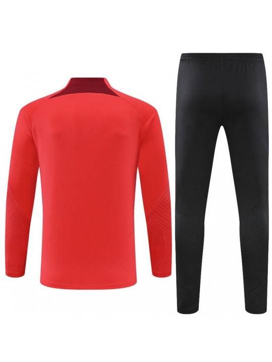 Sudadera Entrenamiento FC Liverpool Rojo Anaranjado 22/23 Niño