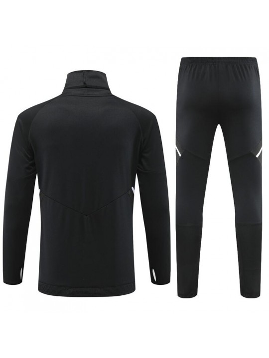 Sudadera Entrenamiento FC Manchester Unido Negro 22/23 Niño