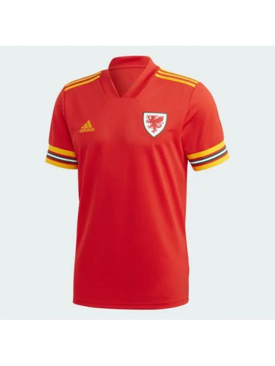 Camiseta de fútbol Gales Primera equipación Euro 2020