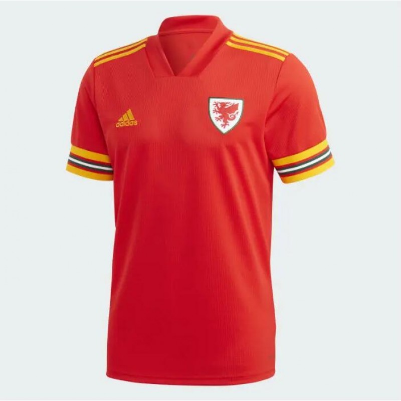 Camiseta de fútbol Gales Primera equipación Euro 2020