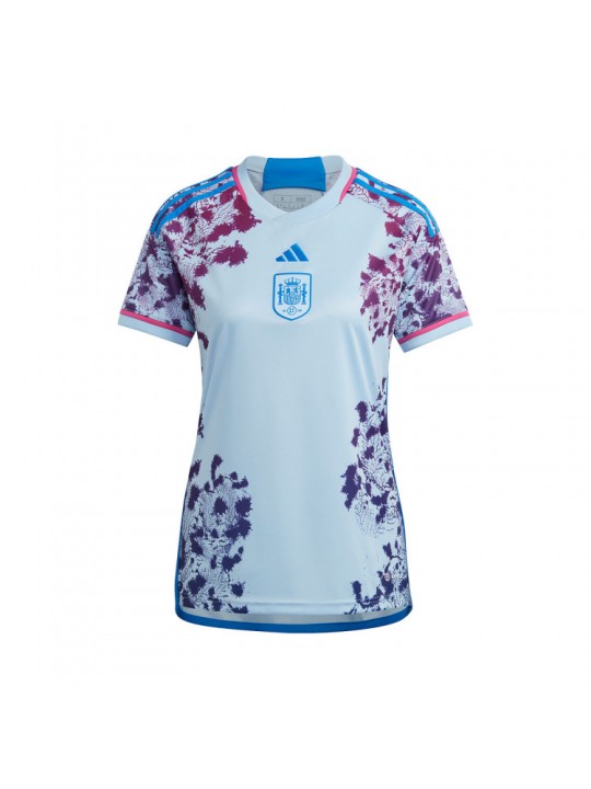 Camiseta España Segunda Equipación Mundial Femenino 2023 Mujer