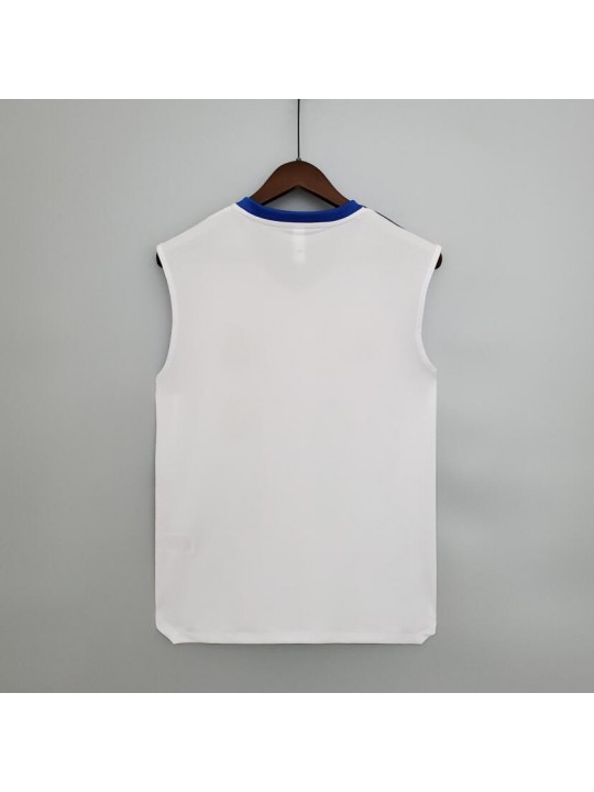 CAMISETA SIN MANGAS ENTRENAMIENTO REAL MADRID 21/22 - BLANCA