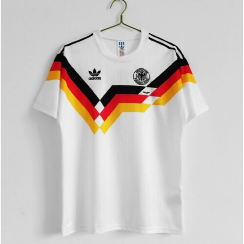 Camiseta De Fútbol Conmemorativa Alemania Retro 1990