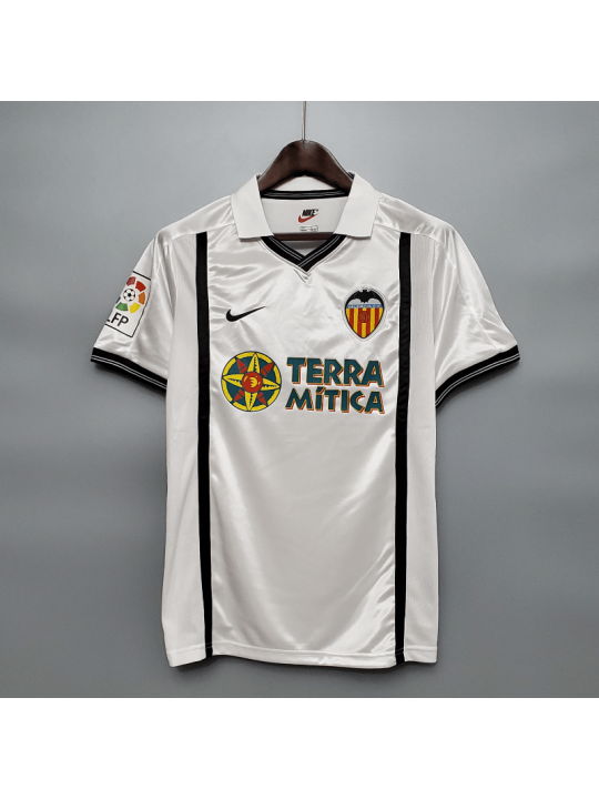 Camiseta Retro Valencia Cf Primera Equipación 2001