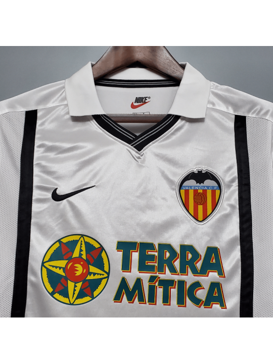 Camiseta Retro Valencia Cf Primera Equipación 2001