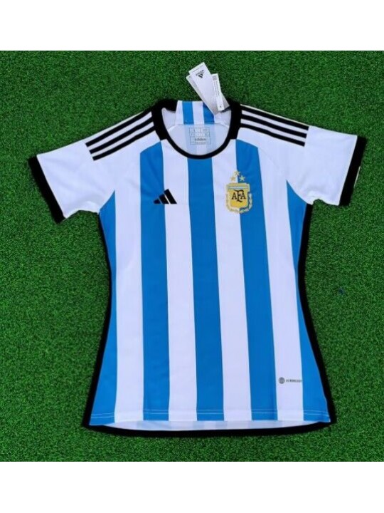 Camiseta Argentina Primera Equipación 2022 3 estrellas Mujer