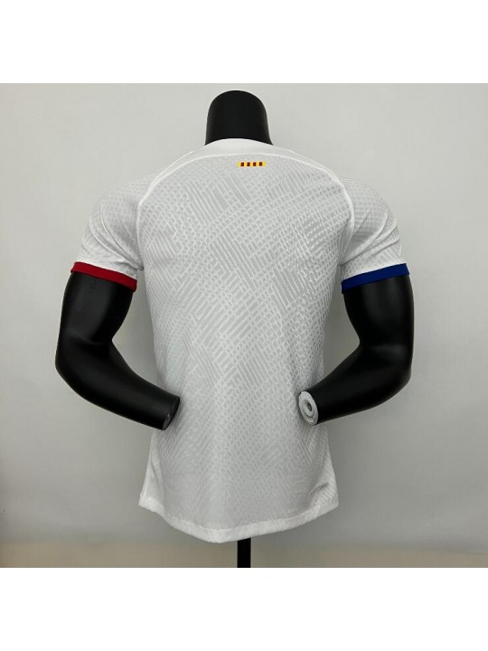 Camiseta FC Barcelona Pre-Match 23/24 Blanco