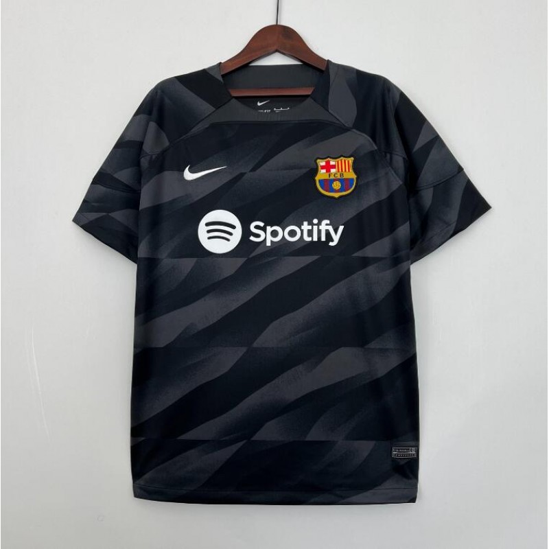 Camiseta Barcelona Fc Portero Negra 2023-2024