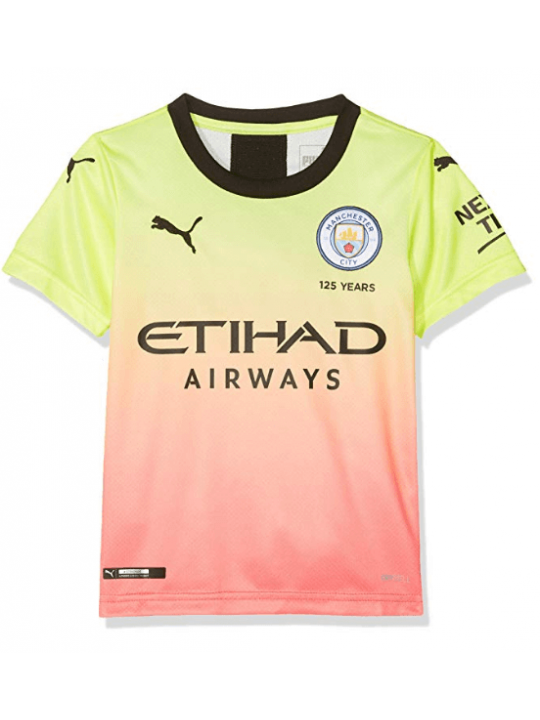 Camiseta Tercera Equipación Manchester City 19-20 Niños