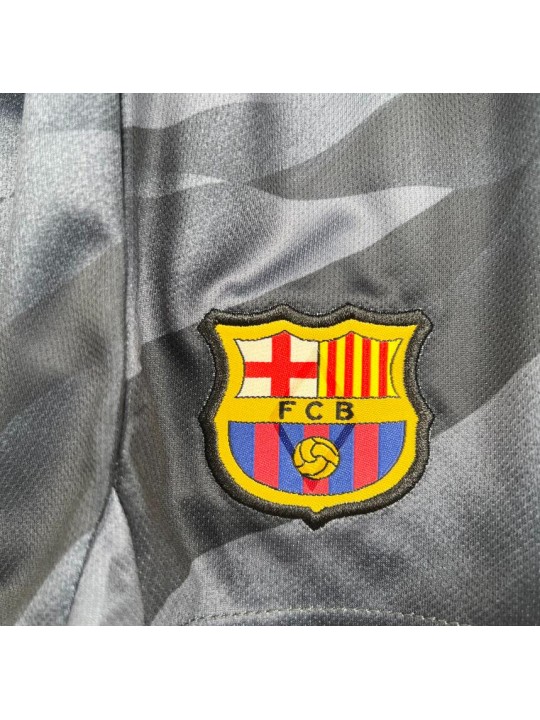 Camiseta Barcelona Fc Portero Negra 2023-2024 Niño