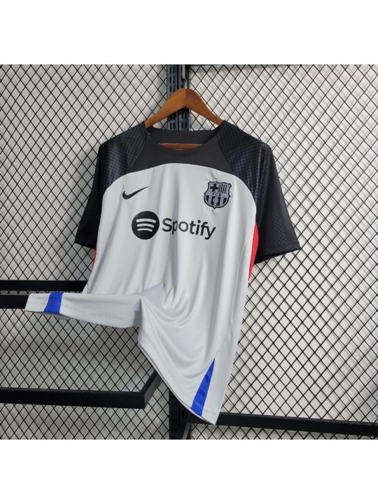 Camiseta Barcelona Pre-Match Gris 23/24