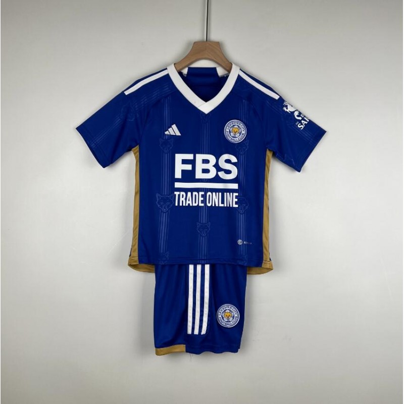 Camiseta Leicester City Primera Equipación Niño 2023/2024