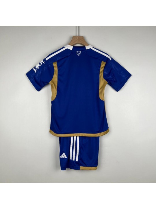 Camiseta Leicester City Primera Equipación Niño 2023/2024