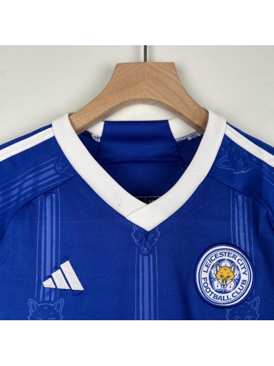 Camiseta Leicester City Primera Equipación Niño 2023/2024