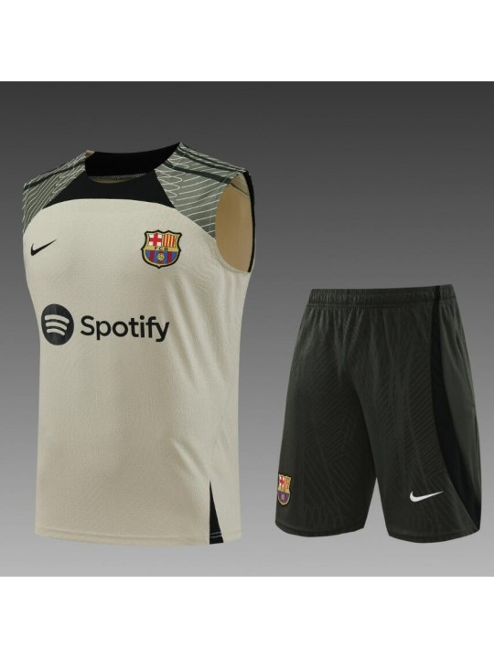Camiseta Sin Mangas Barcelona FC Pre-Match 23/24 + Pantalones