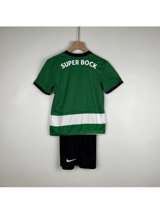 Camiseta Sporting Lisboa Primera Equipación 23/24 Niño
