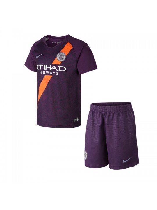 Camiseta Manchester City 18/19 Tercera EQUIPACIÓN Niños