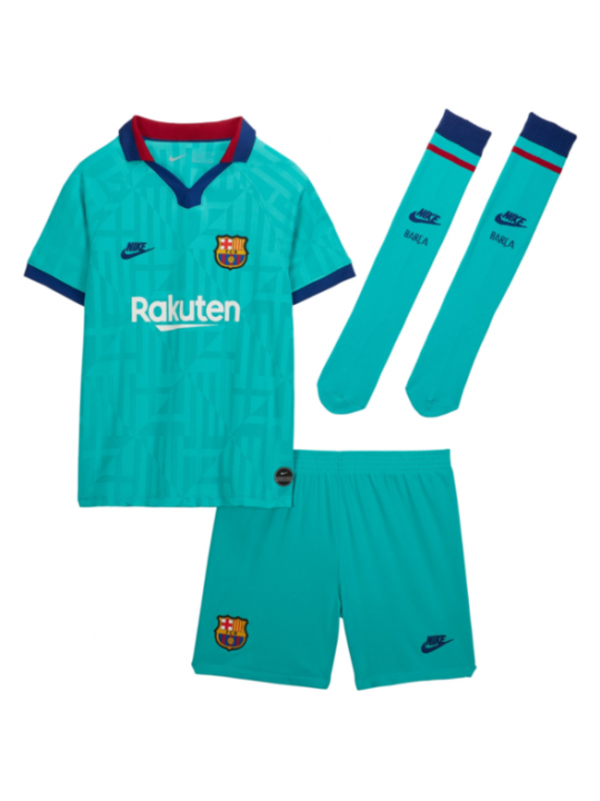 Camiseta Barcelona Tercera Equipación 2019/2020 Niño Kit