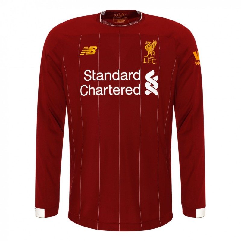 CAMISETA DE PRIMERA EQUIPACIÓN LFC NIÑO MANGA LARGA 19/20