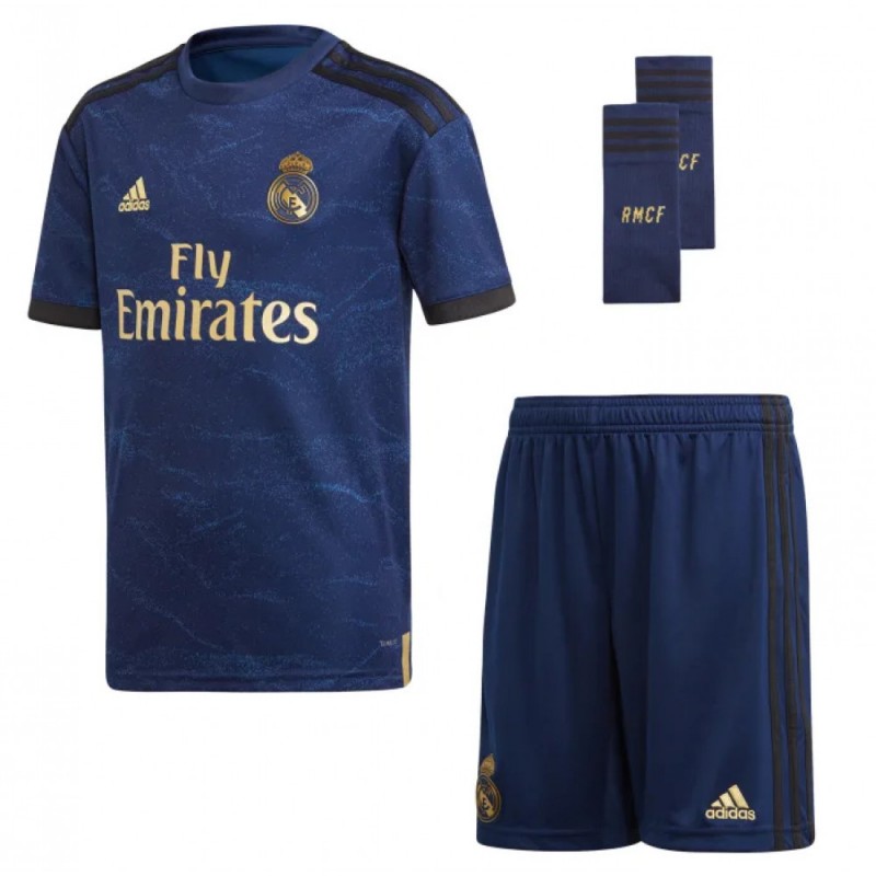 Camiseta Real Madrid Segunda Equipación 2019/2020 Niño Kit
