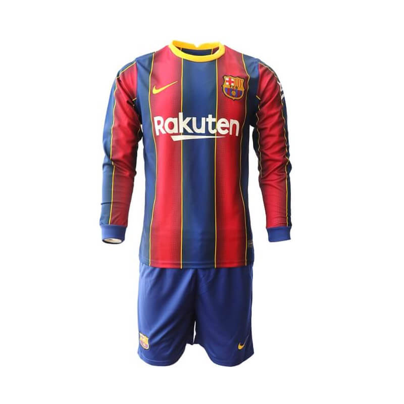 Camiseta Barcelona Primera Equipación 2020/2021 Manga Larga Niño