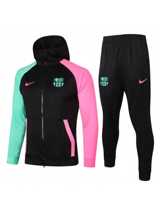 Chandal Fc Barcelona Paseo 2021 Negro