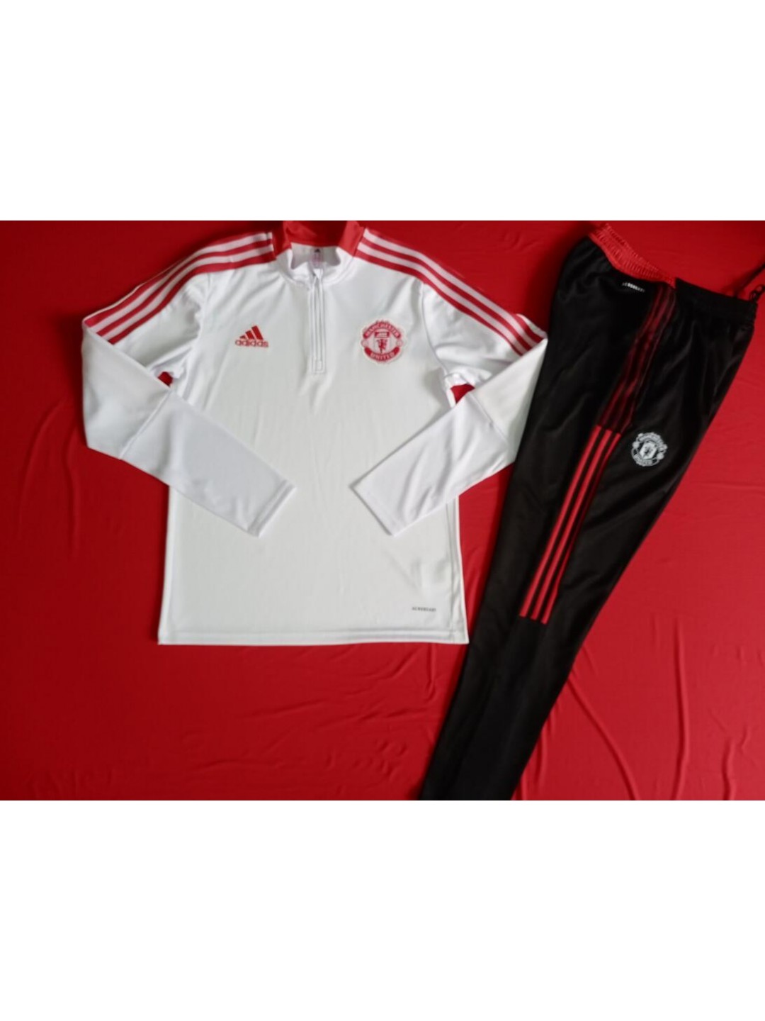 Chandal de Chaqueta del Manchester United 2021-2022 Blanco