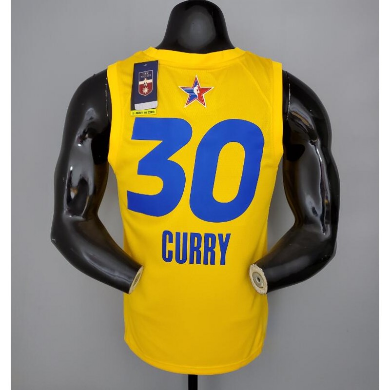 Camiseta 2021 CURRY#30 All-Star Yellow