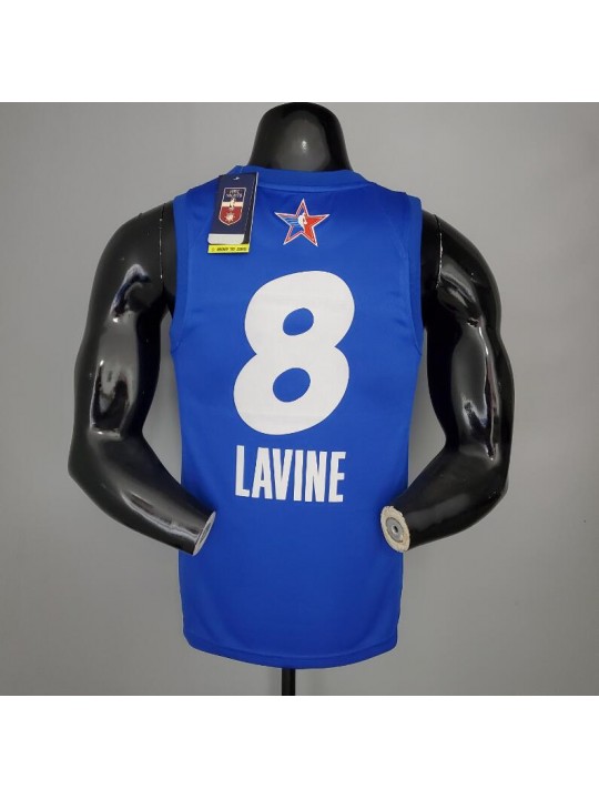 Camiseta 2021 LAVINE#8 All-Star Blue